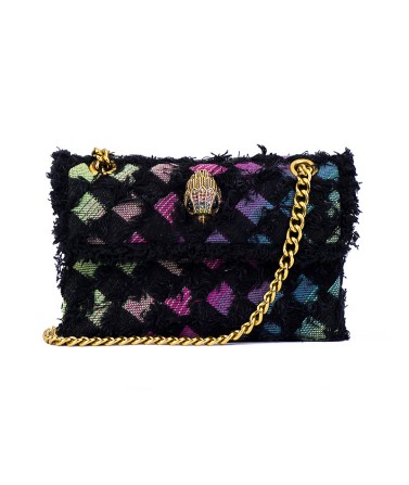 Plaid Patchwork Crossbody Bag