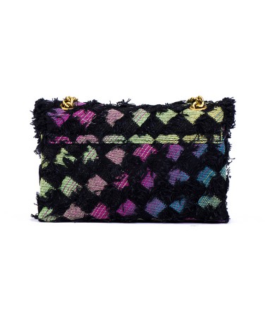 Plaid Patchwork Crossbody Bag