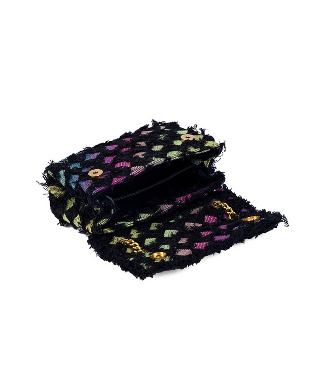 Plaid Patchwork Crossbody Bag