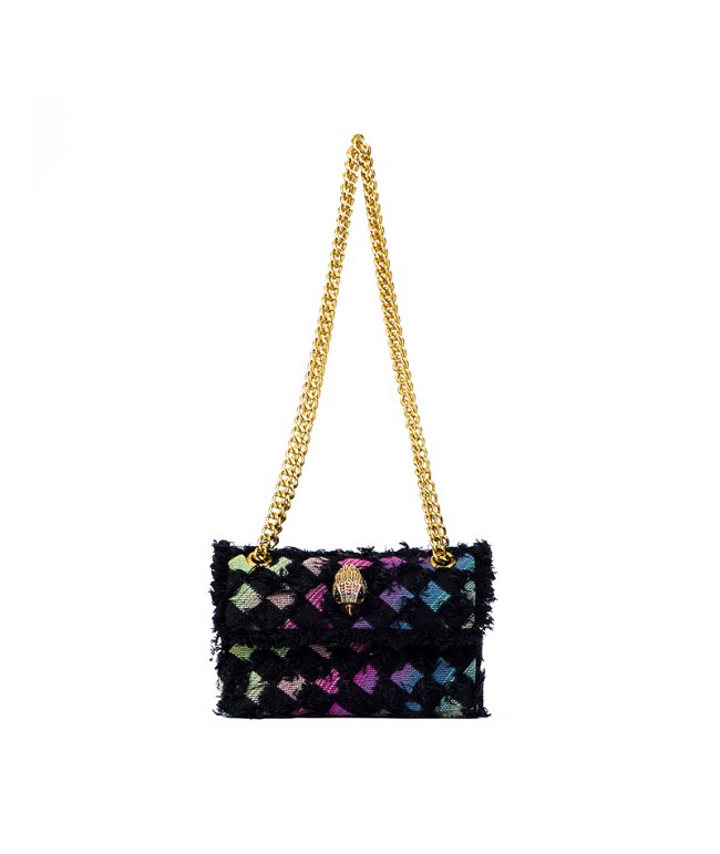 Plaid Patchwork Crossbody Bag