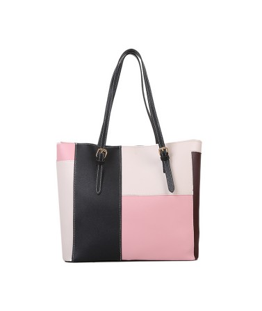 Colorblock Tote Bag