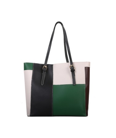 Colorblock Tote Bag