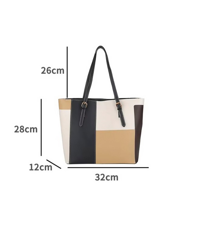 Colorblock Tote Bag