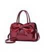 Bowknot Stone Pattern Handbag