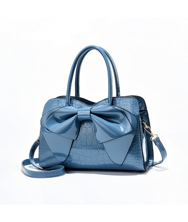 Bowknot Stone Pattern Handbag