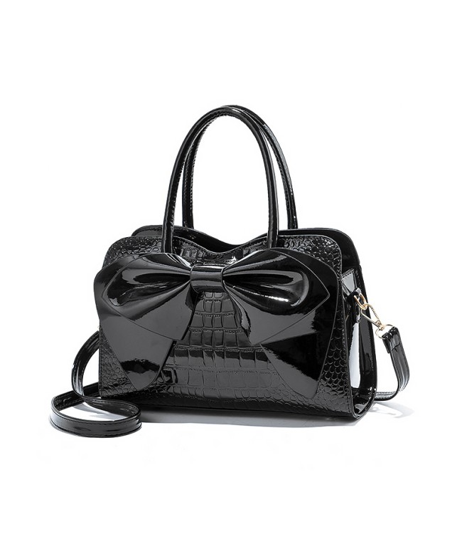 Bowknot Stone Pattern Handbag