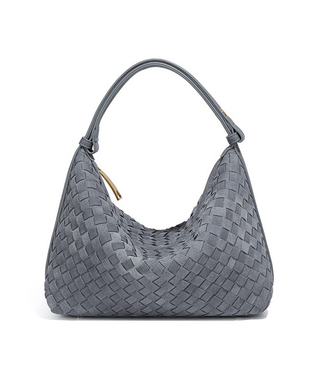 Suede Woven Handbag