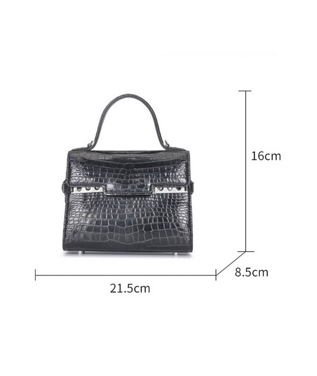 Shiny leather crossbody bag 