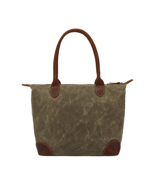  Casual Waxed Canvas Shoulder Bag