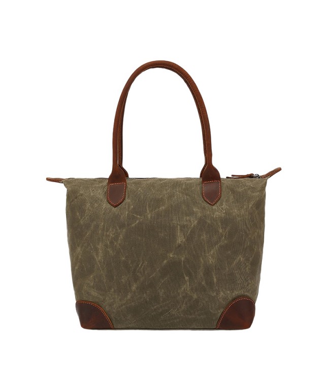  Casual Waxed Canvas Shoulder Bag