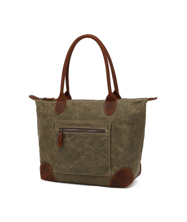  Casual Waxed Canvas Shoulder Bag