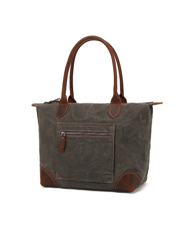  Casual Waxed Canvas Shoulder Bag