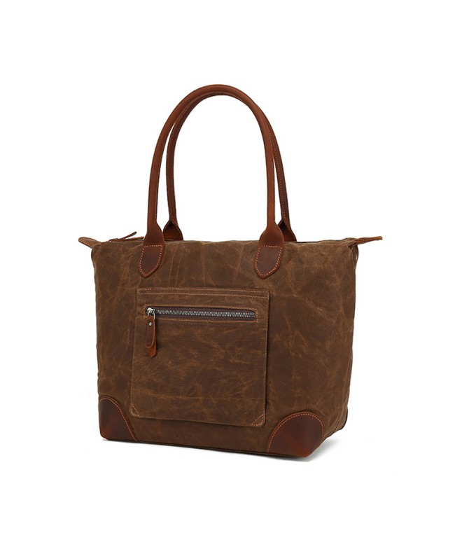  Casual Waxed Canvas Shoulder Bag