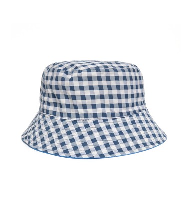 Reversible Plaid Bucket Hat