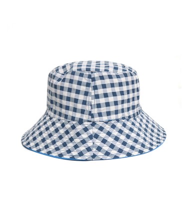 Reversible Plaid Bucket Hat