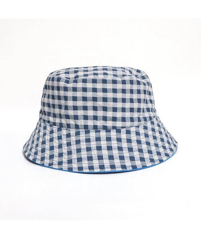 Reversible Plaid Bucket Hat