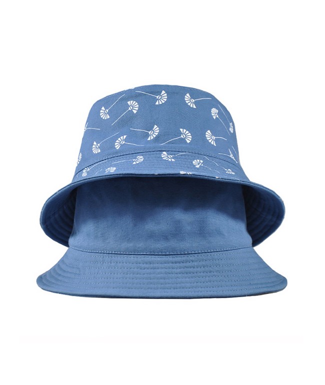 Reversible Fashion Wide-Brim Bucket Hat