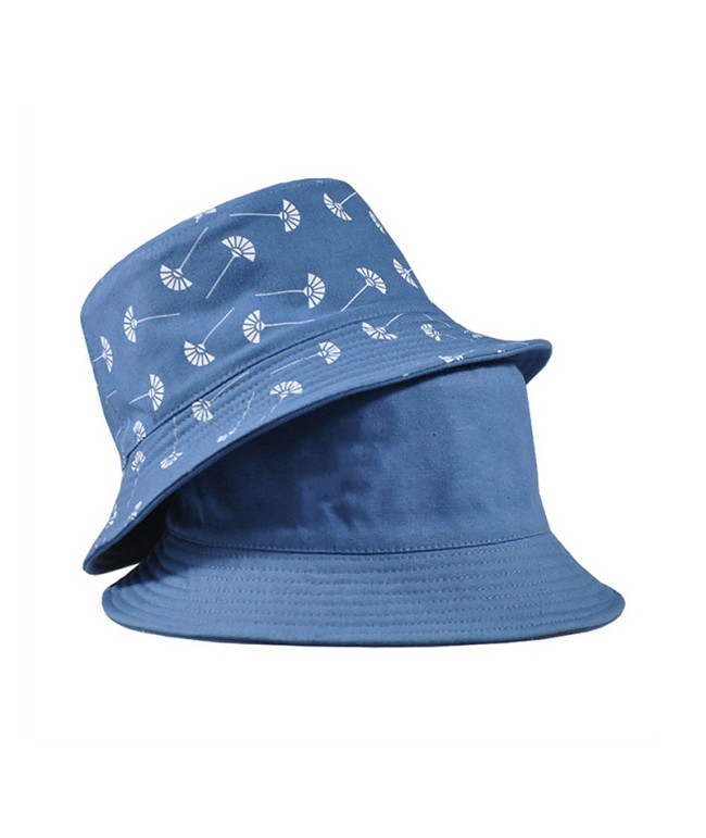 Reversible Fashion Wide-Brim Bucket Hat