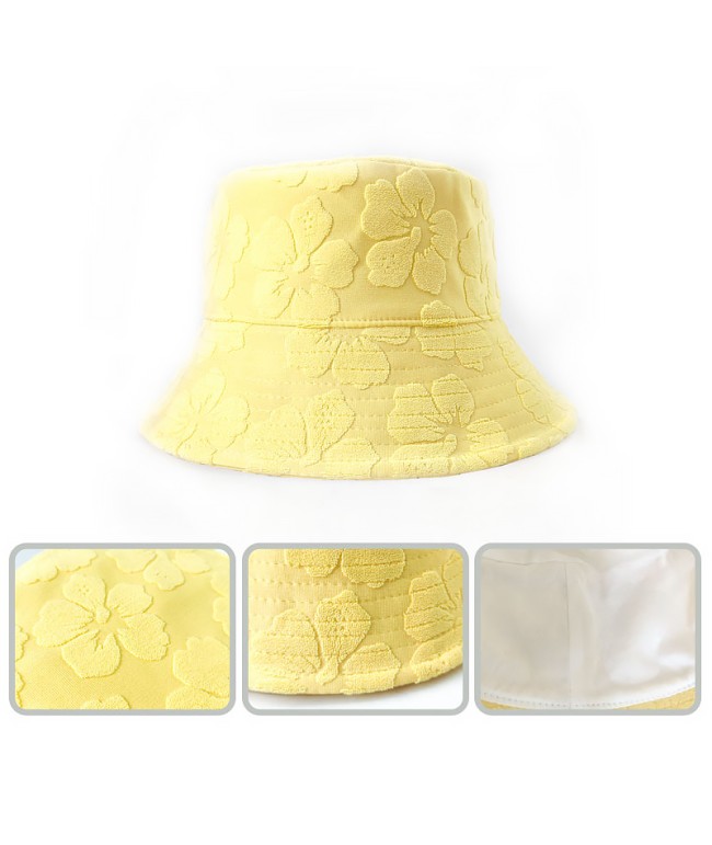 Embroidered Sunshade Bucket Hat