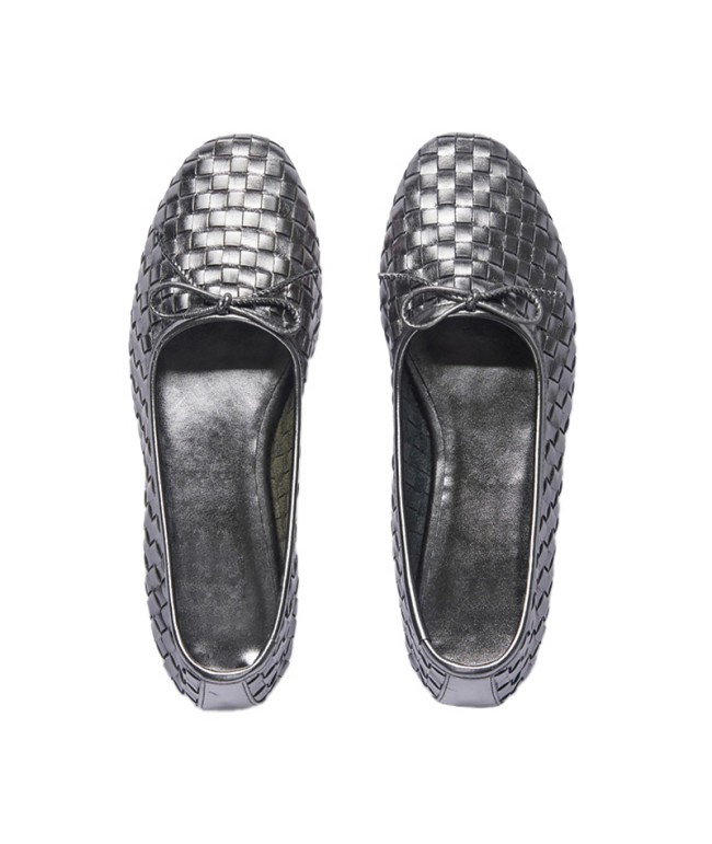 Woven Mary Jane Flats