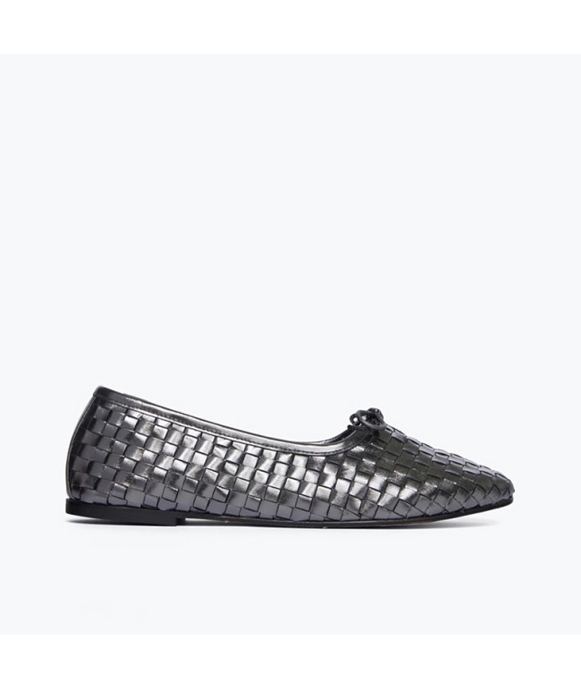 Woven Mary Jane Flats