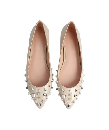 Casual Studded Flat Shoes