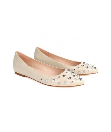 Casual Studded Flat Shoes