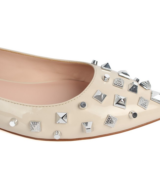 Casual Studded Flat Shoes