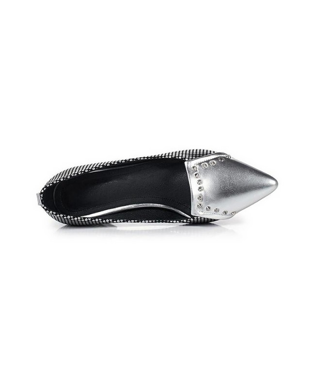 Silver Studded Flats