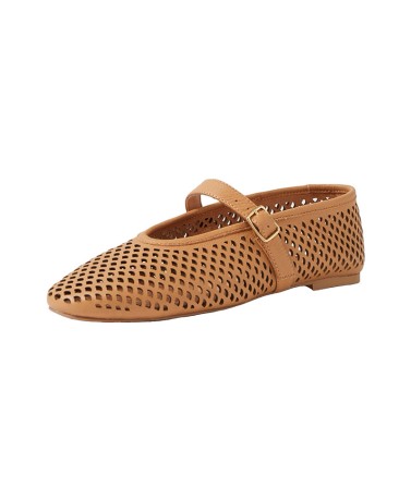 Woven Mesh Flat Shoes