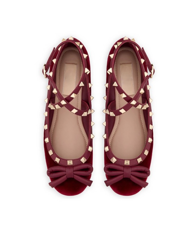 Velvet Ballet Flats