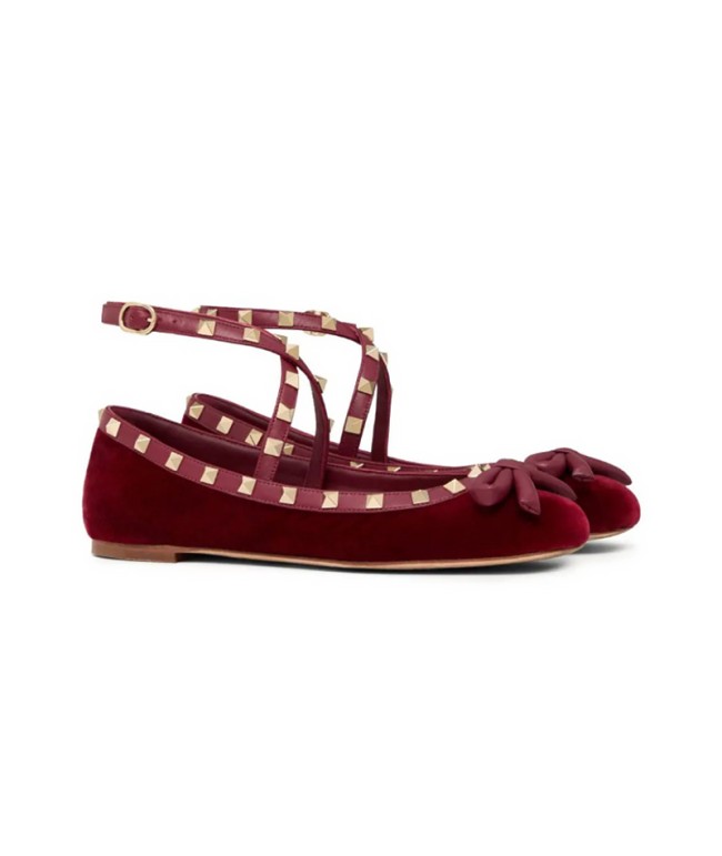 Velvet Ballet Flats