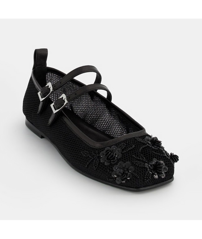 Mesh Flat Shoes