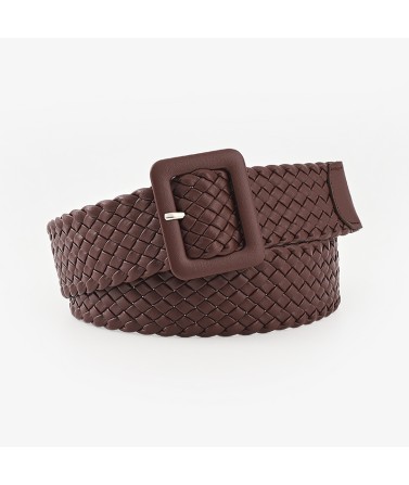 Women's Woven Wide Belt