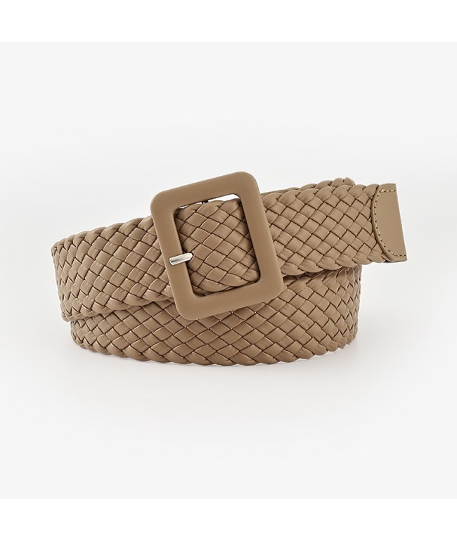 Women's Woven Wide Belt