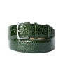 Crocodile-Pattern Belt