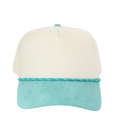 Suede Two-Tone Baseball Cap