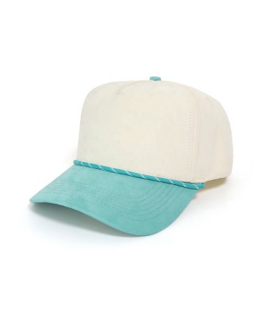Suede Two-Tone Baseball Cap
