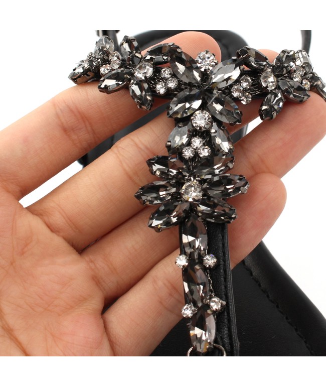 Fashion Women’s Crystal Flip-Flop Sandals