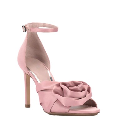 Open Toe Floral High Heel Sandals