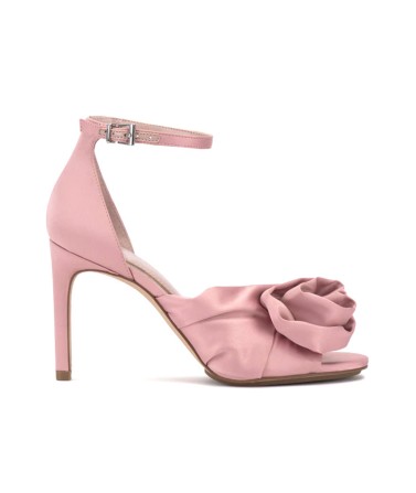 Open Toe Floral High Heel Sandals