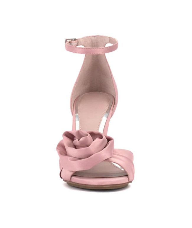 Open Toe Floral High Heel Sandals