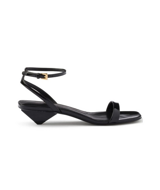T-Strap Buckle High Heel Sandals