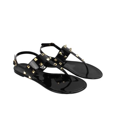 Studded Flip-Flop Sandals