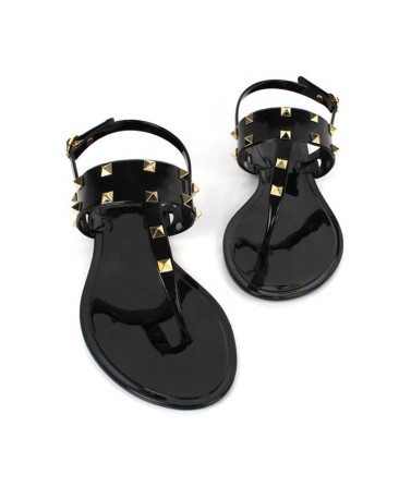 Studded Flip-Flop Sandals
