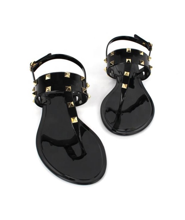 Studded Flip-Flop Sandals