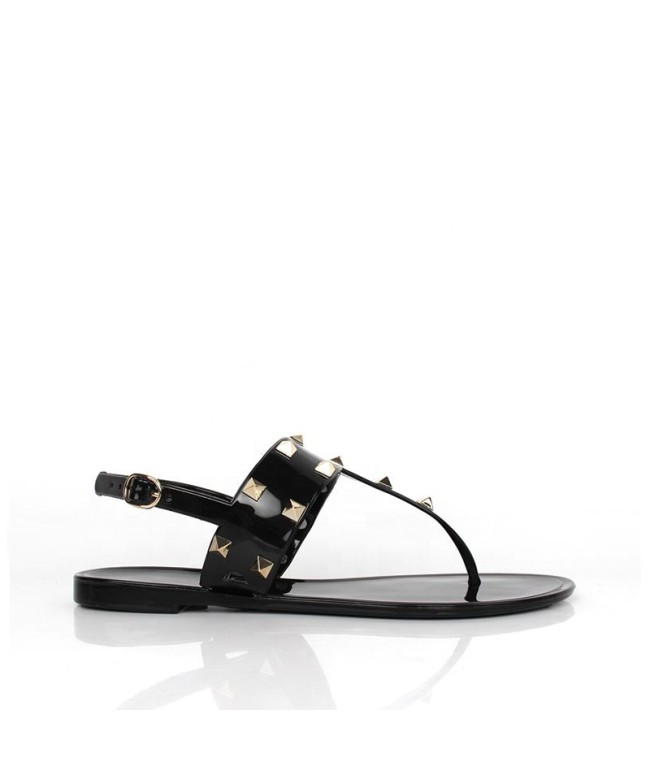 Studded Flip-Flop Sandals