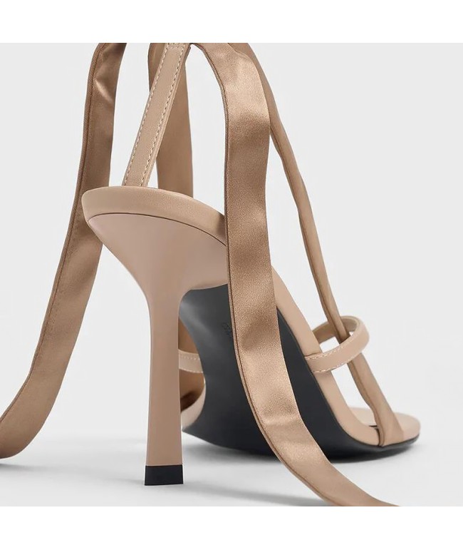 Lace-Up Women's Stiletto Sandals