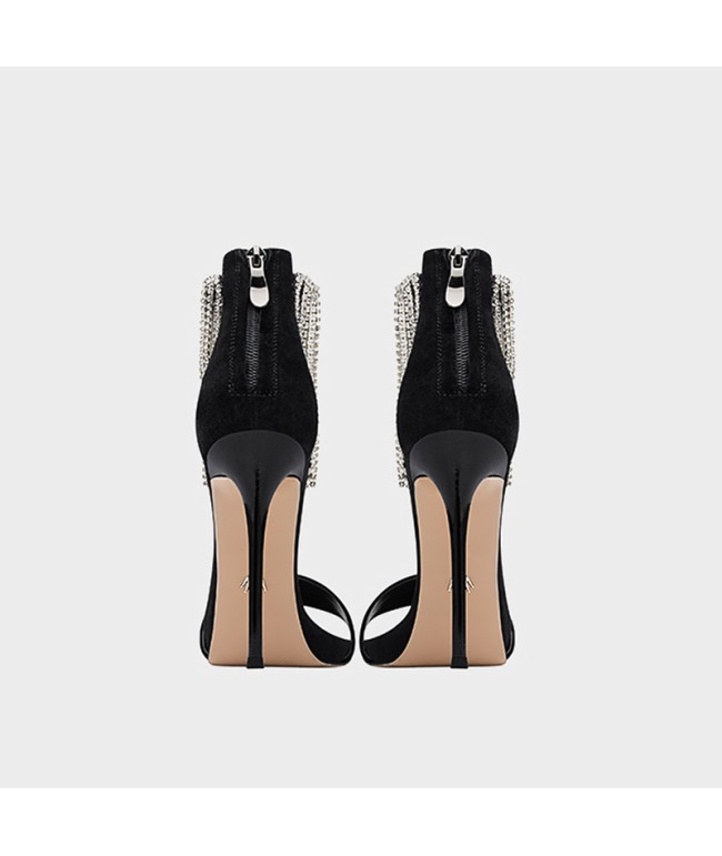 Sparkling Tassel High Heels