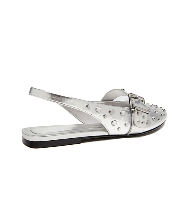 Water-Diamond Pointed-Toe Flat Sandals